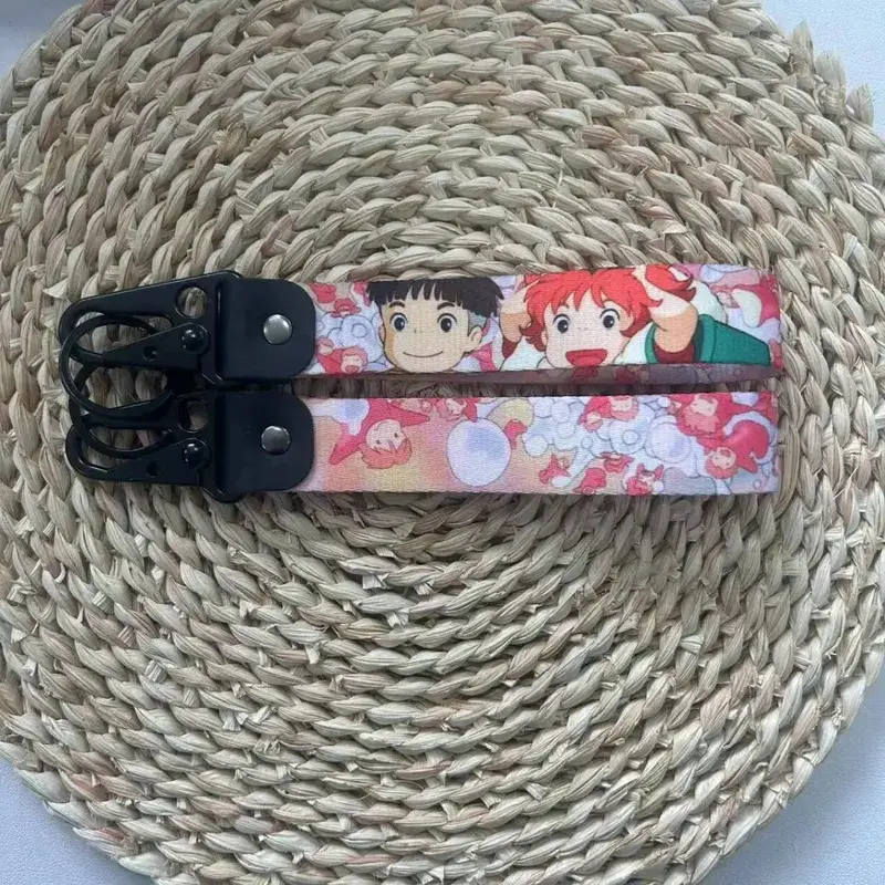 Portachiavi con becco d'aquila Figure anime Cordini corti utilizzati nel porta badge con corda telefonica Cordino portatile con pendente USB — image 7