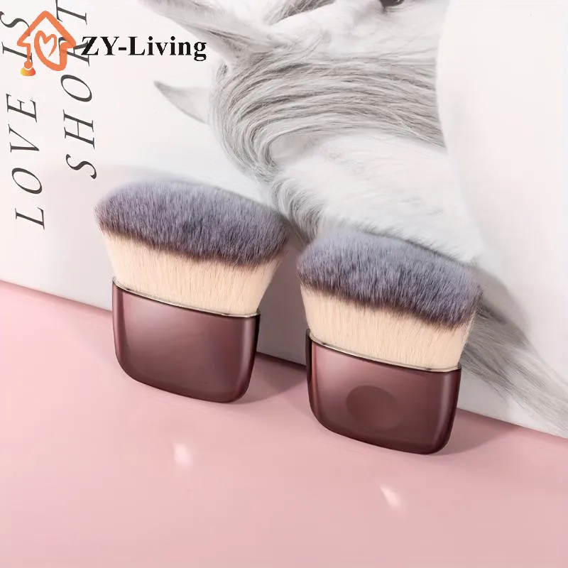 1 pezzo di pennello per fondotinta per trucco, per fard, per cipria, pennello Kabuki, per cosmetici multifunzione, pennelli per trucco, prodotti di bellezza — image 5