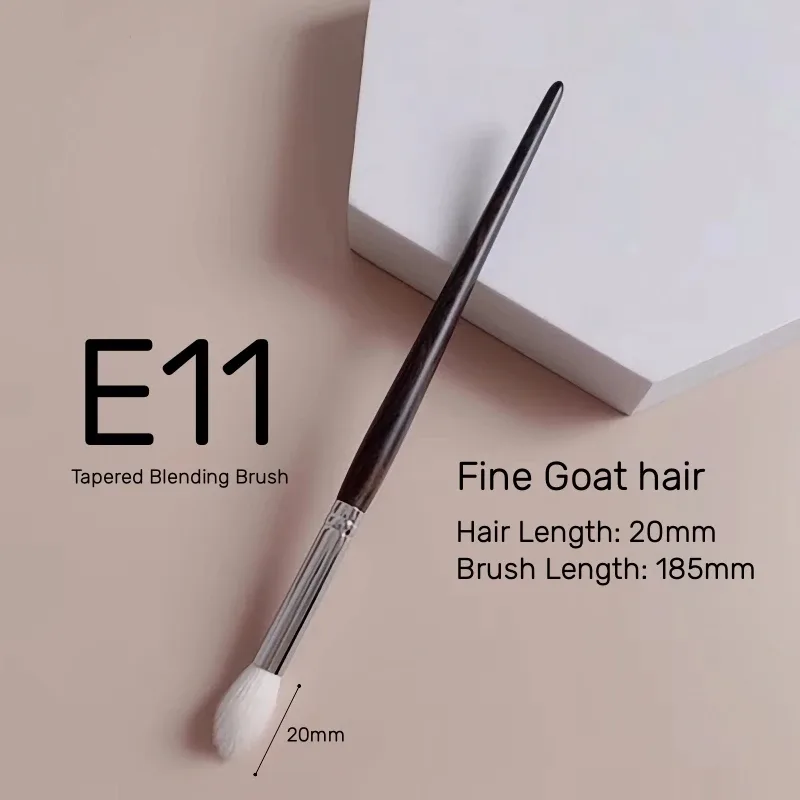 แปรงอายแชโดว์ผสมหรูหราธรรมชาติผมแพะ Ebony Handle แปรงแต่งหน้าอายแชโดว์เครื่องมือความงาม — image 9