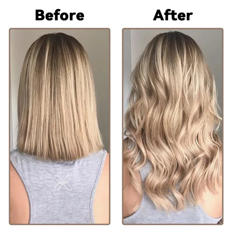 Synthetic Long Straight No Clip Invisible Line Hair Extensions 40 55 80cm Natural Brown Blonde Fake Hairpiece For Women