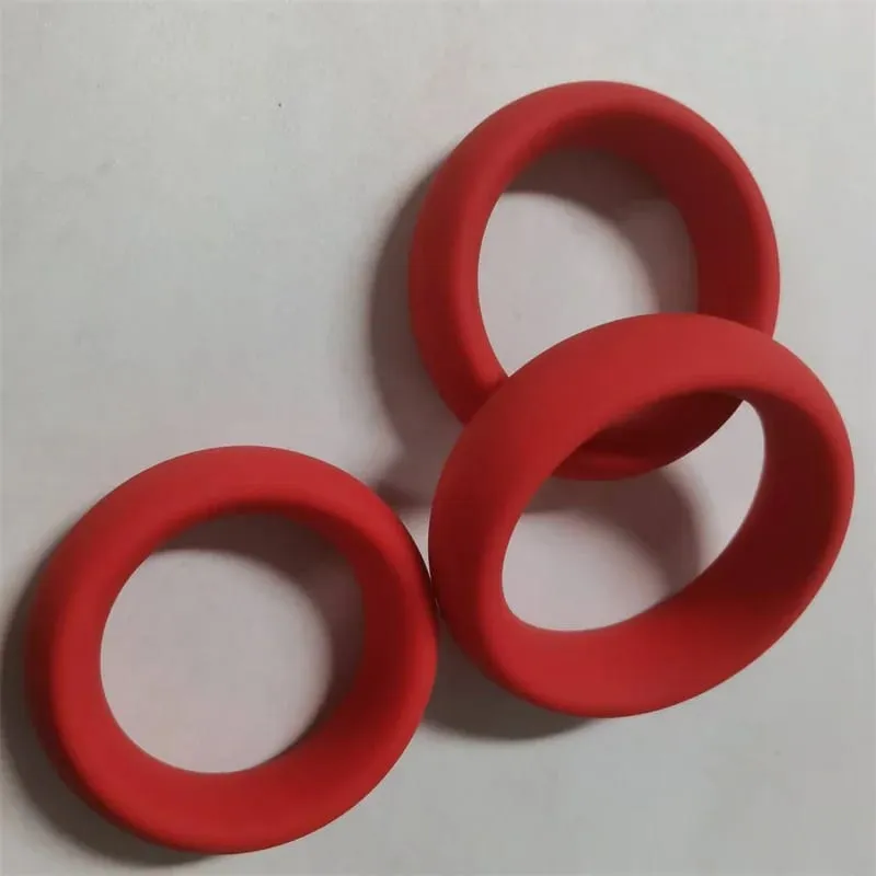 Man Penis Cock Ring Silikon Ball Bår Lås Fördröjning Ejakulation Pung Testis Fasthållning Sexleksaker för män — image 4