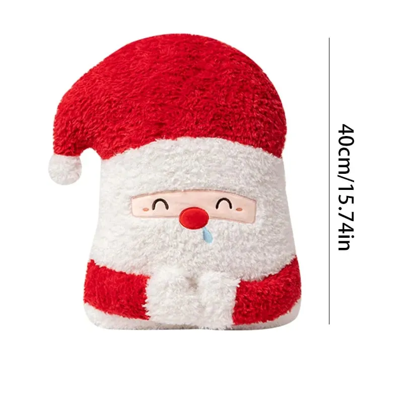 Cuscino per la schiena di Natale Cuscino per divano omino di pan di zenzero Cuscino per Babbo Natale Alce Pupazzo di neve Peluche per bambini Regalo di compleanno di Natale — image 7