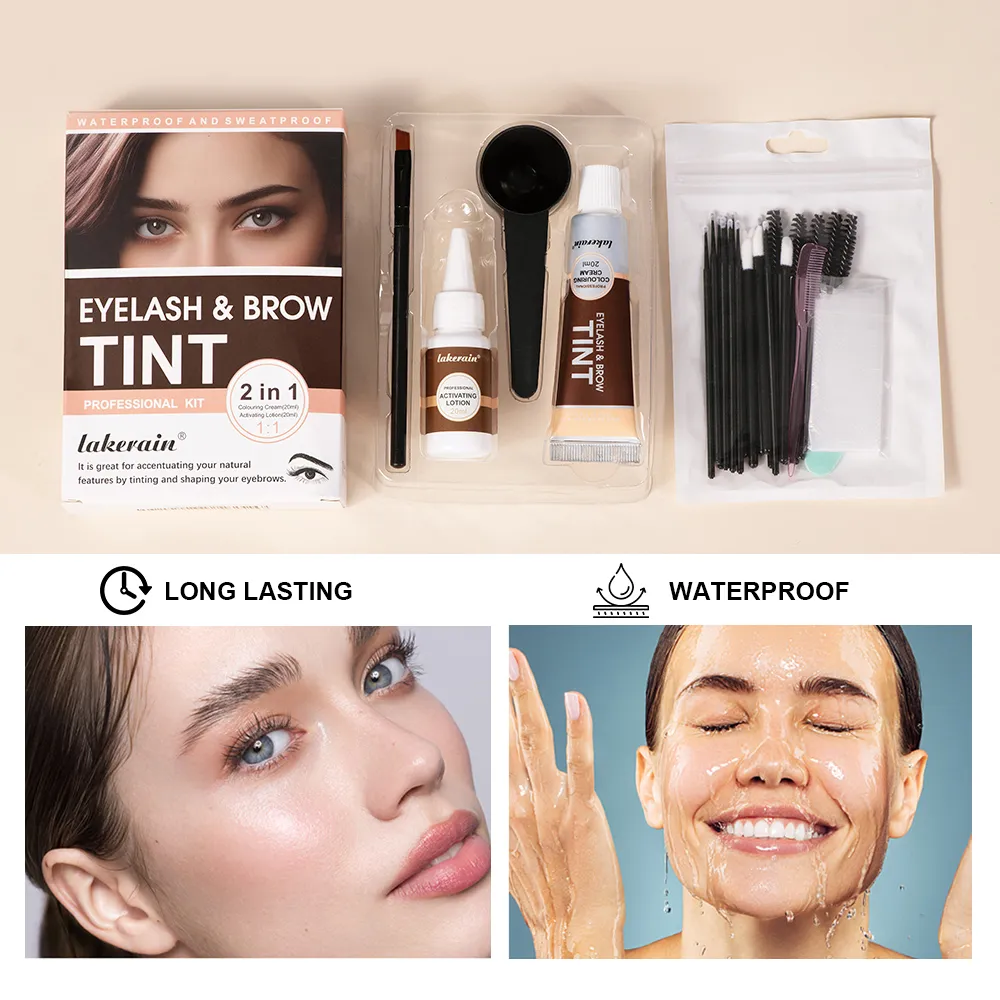 2 In 1 Fast Lash Lifting & Tint Kit Waterproof Sweat Resistant Semi Permanent Eyelash Perm Brow Lamination Enhancer Tool For Salon DIY Home Eye Beauty Supplies — image 4