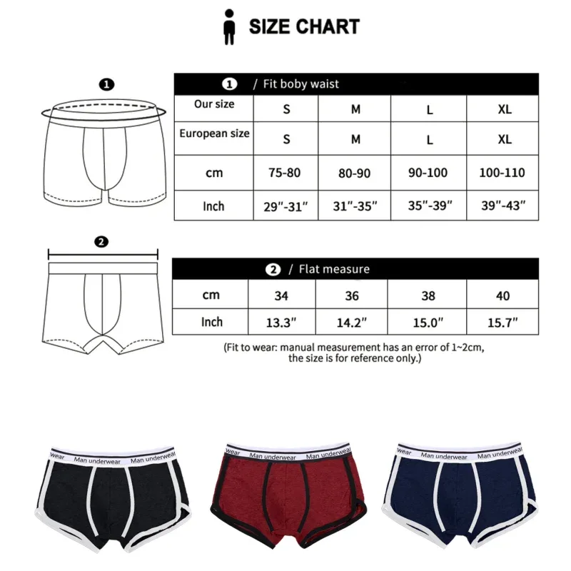 1/4 adet erkek iç çamaşırı boksörler pamuk külot nefes düz Boxershorts erkek orta bel külot Trend erkek şort Homme şort — image 13