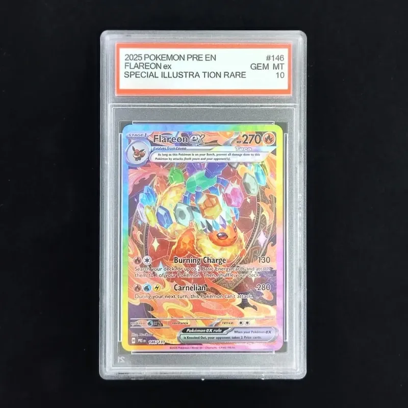 Proxy POKEMON PRE English PRISMATIC EVOLUTIONS #161 UMBREON ex Grado 10 Tarjeta de juguete de colección — image 12