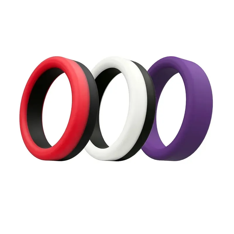 Silikone Penis Ring Cock Ring Erektion Ring Forsinkelse Ejakulation Fixed Stamina Enhancer Sexlegetøj Voksne mandlige par Langvarig — image 15