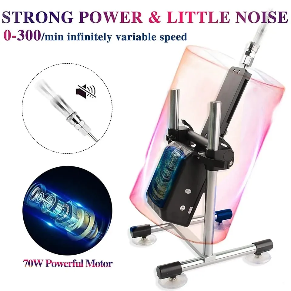 Remote & APP Control Sex Machine With DIldo and Vac U Lock for Man and Women 20 Modes Stable Love Machine Silent Vibrator — image 5