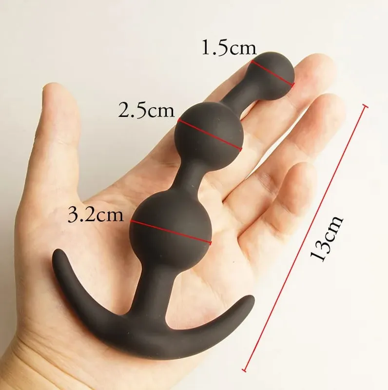Anal Beads Balls Long Dildo Training Silicone Anus Ass But Butt Plug Analplug Buttplug Butplug Sex Toys Analsex Prostate — image 10