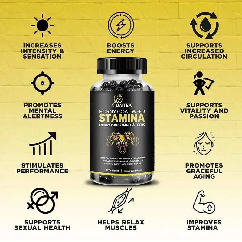 Mga Supplement sa Enerhiya ng Lalaki - Endurance Energy Performance Muscle Support