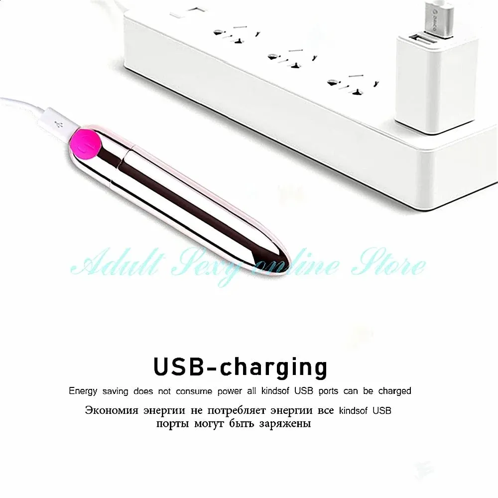 Lompat Baru Telur Usb Pengecasan Wayarles Kejutan Kuat Mini Kepala Peluru Mainan Seks Untuk Wanita Dewasa 18+ Penggetar Getaran Kuat — image 6