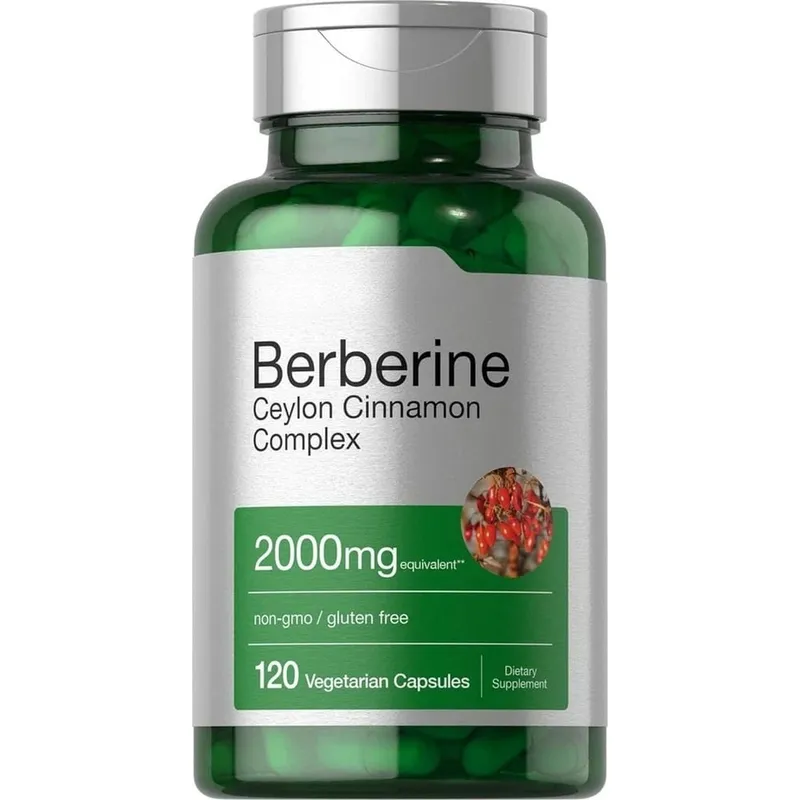 Berberyna Ceylon Cynamon Kompleks 2000 mg Kapsułki wegetariańskie Bez GMO Bezglutenowy codzienny suplement odnowy biologicznej dla dorosłych 120 sztuk