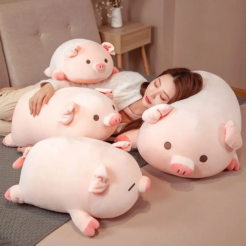 1 ชิ้น Super Soft Decompression Party หมูผ้าตุ๊กตาหมูหมูหมอนตุ๊กตาของเล่นที่มีหลายข้อกำหนดให้เลือก — image 2