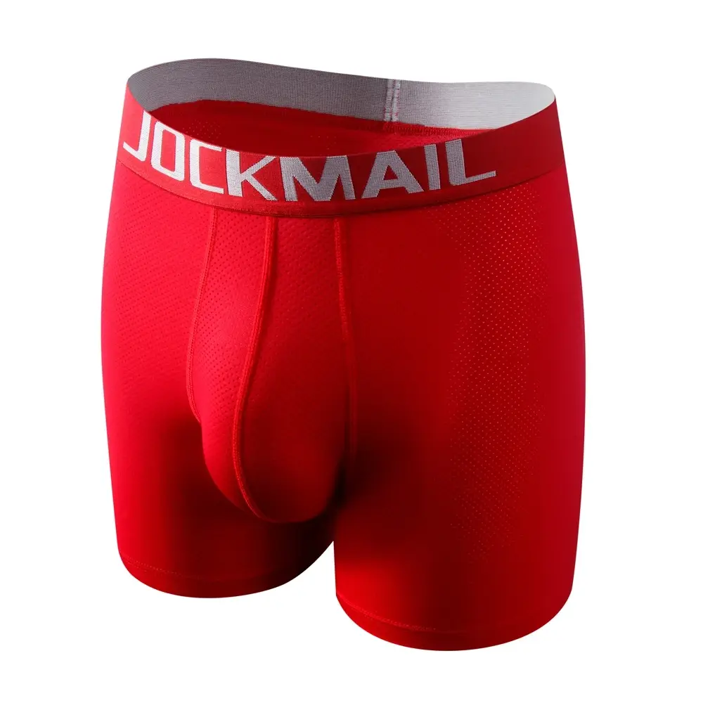Sexy Men Underwear Men's Boxer 3D Hammock-shaped Pouch Designed Breathable Mesh Panels Men Boxershorts Trunk Male Underpants — image 14