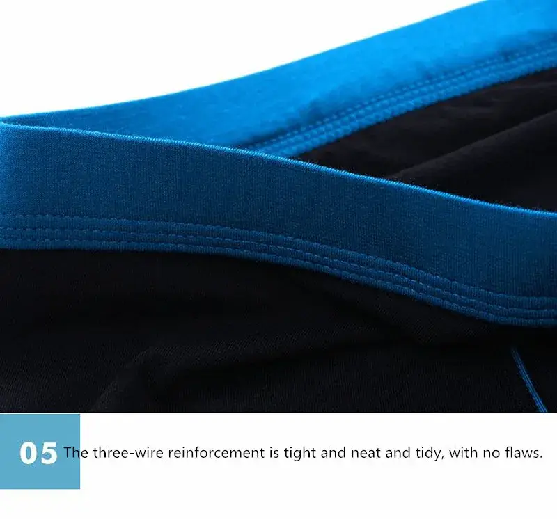 6pcs/Lot Large Size Seamless Underwear Men Solid Cotton Boxer Shorts Men's Panties Breathable Boxers Mens Pack Underpants Man — image 10