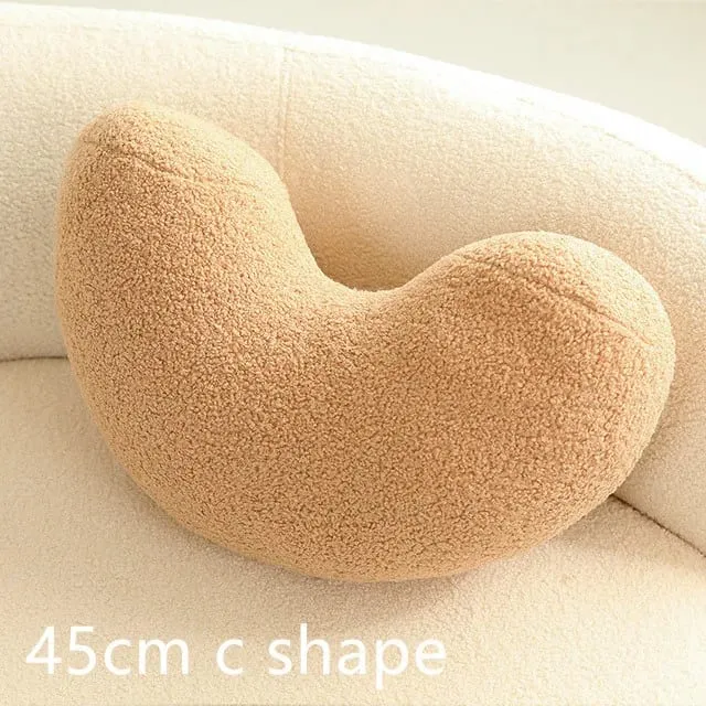 New Nordic Ball Solid Color Cushion Stuffed Flower Plush Pillow for Sofa Waist Office Cushion Kid Toy Gifts Home Decoration — image 26