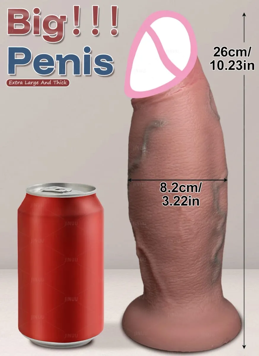 Riesiger realistischer Dildo, Fantasie, langer Penis, großer Schwanz, Saugnapf, Dildos für Frauen, riesiger Analdildo, Sexspielzeug für Frauen, Männer, Homosexuell — image 4