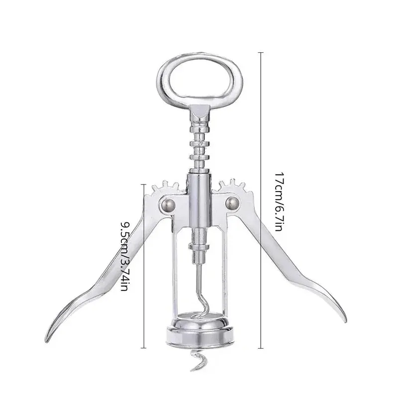 Red Wine Bottle Opener Beer Driver SteelWine Corkscrew Wine Opener Multifunctional Stainless Corkscrew Kitchen Supplies — image 5