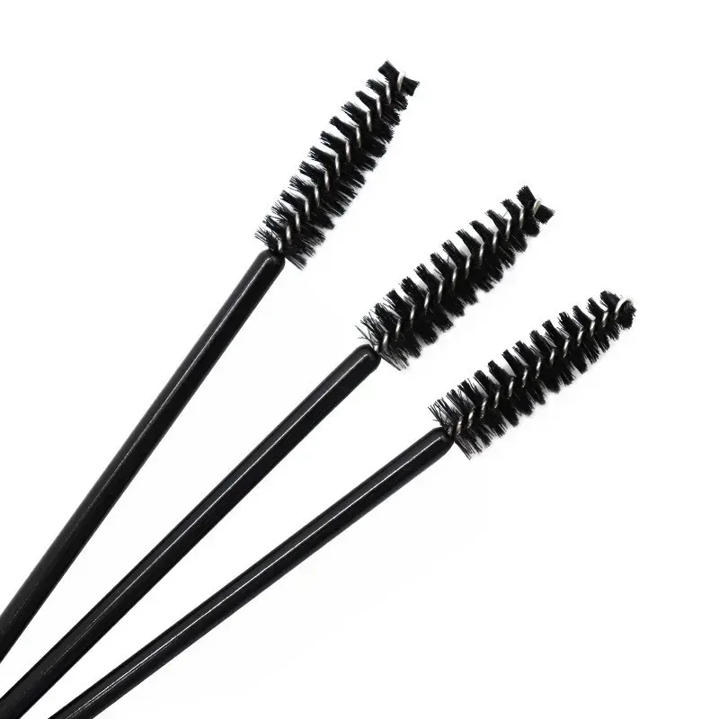 50 pièces pour greffer des cils Extension femmes pinceaux de maquillage outils jetables en Nylon Mascara baguette applicateur pinceaux à cils — image 8