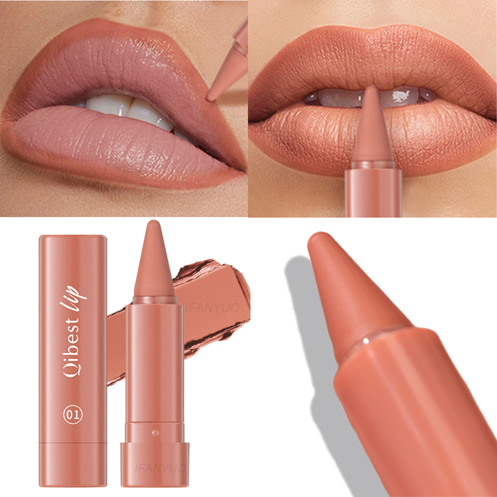 Twist Up Lip Liner Penna per rossetto Fard in polvere multiuso Velluto opaco Contorno labbra impermeabile Tazza antiaderente Lip Rouge Trucco — image 10