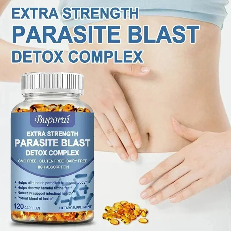 Parasite Blast Detox Complex - Elimineer parasieten Bevorder de spijsvertering Reiniging en ontgifting Ondersteunt de darmgezondheid — image 4