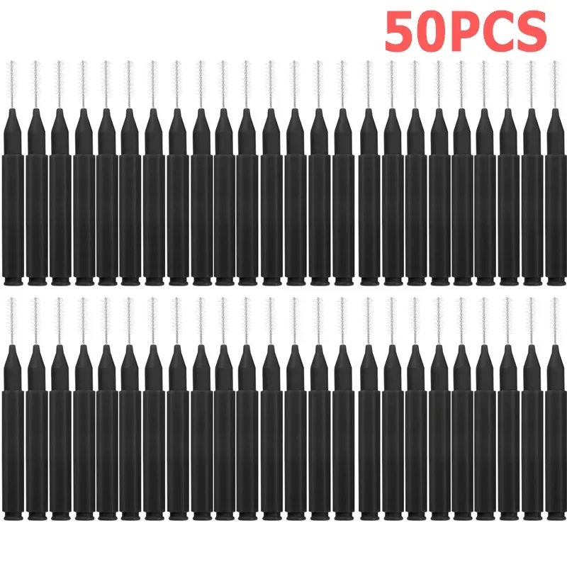 แบบพกพา Mini แปรงคิ้ว 20/50PCS Brow Perm แปรงทิ้ง Bendable Micro Eyelash Brow ยกแปรง Applicators เครื่องมือ — image 8