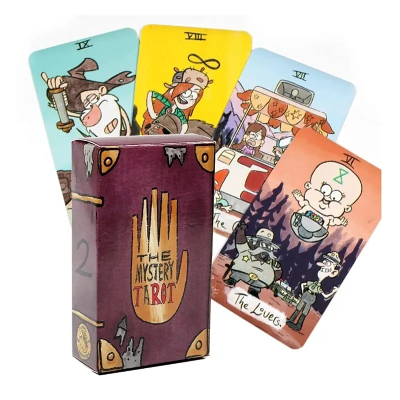 Das Mystery Tarot Kartendeck Gravity Falls inspirierte 78 Kartendeck Witchy Anfänger Tarot