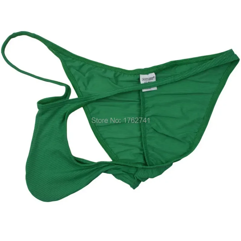 Men Brazilian Bikini Brief Pucker Bikinis Underwear Mini Trunks Slip Homme Ice Silk Cheeky Shorts Briefs — image 3