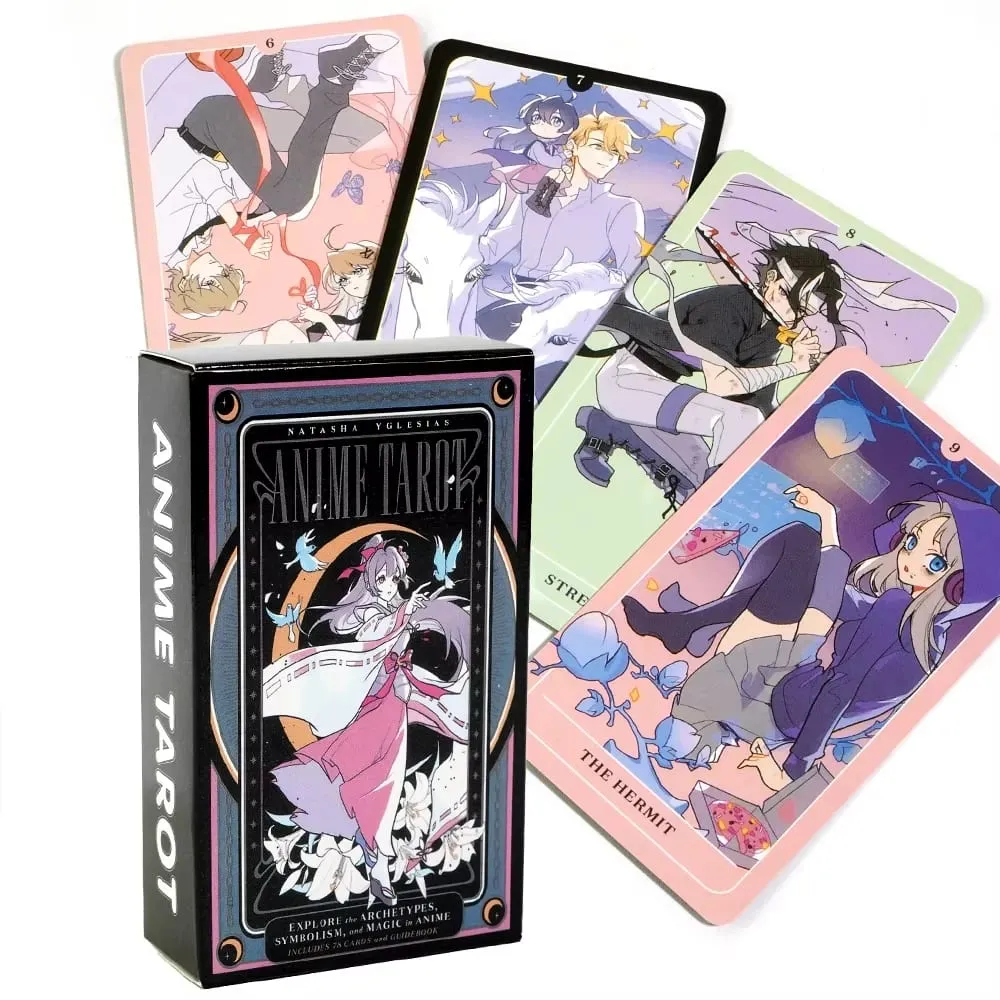 10,3*6 cm Anime Tarot Deck Utforska arketypernas symbolik och magi i anime moderna anime-karaktärer