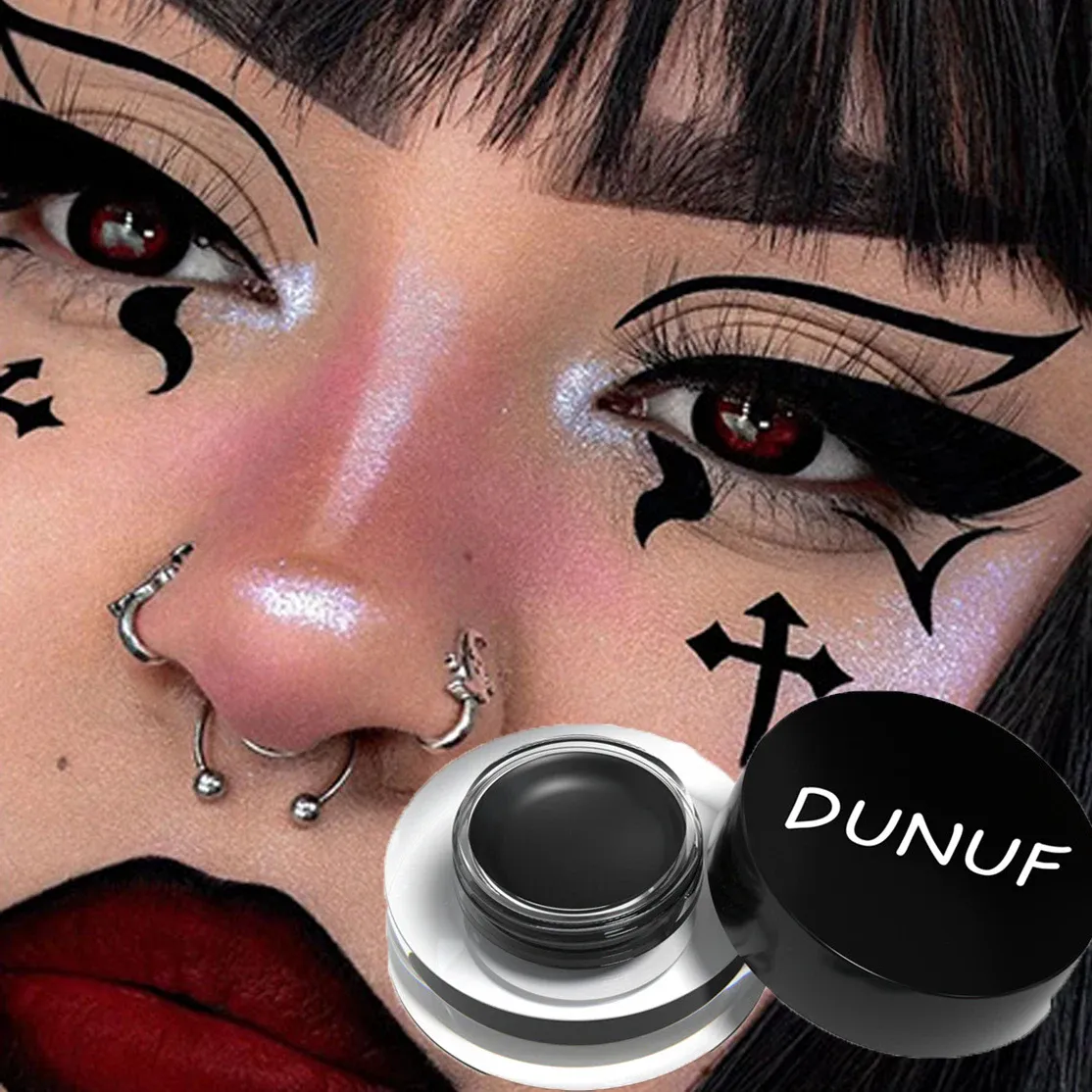 Wasserdichte und langlebige matte Lidschatten-Eyeliner-Creme, 12-farbige Augenbrauen-Färbecreme, Multifunktions-Gesichtsfarbe, Creme-Make-up — image 3