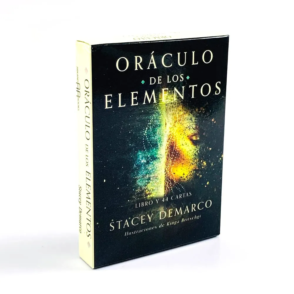 Oráculo De Los Elementos Oracle Cards Baraja De 44 Cartas Versión En Español Guía Espiritual Elemental Juegos De Mesa De Adivinación