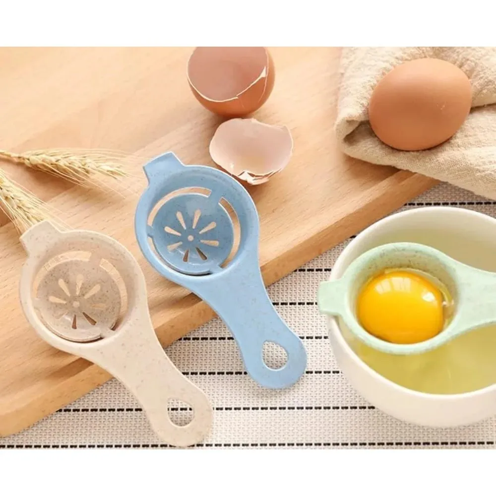 3PCS 계란 분리기 계란 노른자 흰색 분리기 계란 흰색 분리기 계란 흰자 여과기 필터 분배기 계란 분리기 도구 주방 바 — image 10