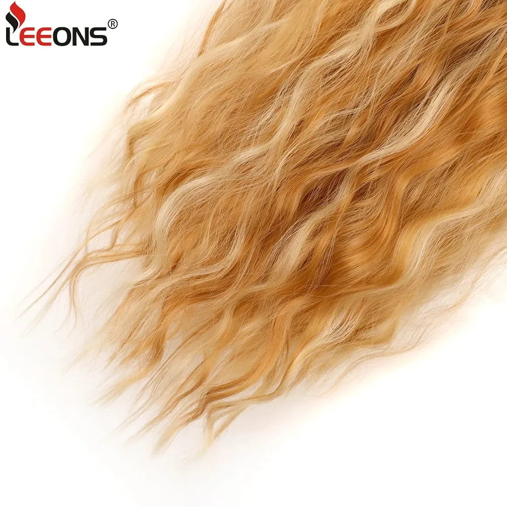 Corn Hair Extensions 6Pcs 20 Inch Clip In Hair Extensions Curly Clip Ins Hair Extension Invisible Natural Hairpieces For Women — image 6