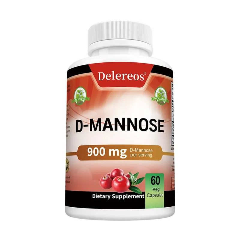 ดี มานโนส มังสวิรัติ แคปซูล - บำรุงสุขภาพทางเดินปัสสาวะ Non GMO เป็นมิตรกับมังสวิรัติ 120 แคปซูล — image 8
