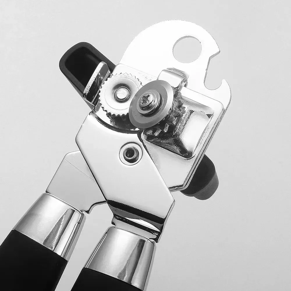 Apribottiglie multiutensile professionale in acciaio inossidabile di alta qualità con taglierino per lattine e gadget da cucina con impugnatura ergonomica — image 5