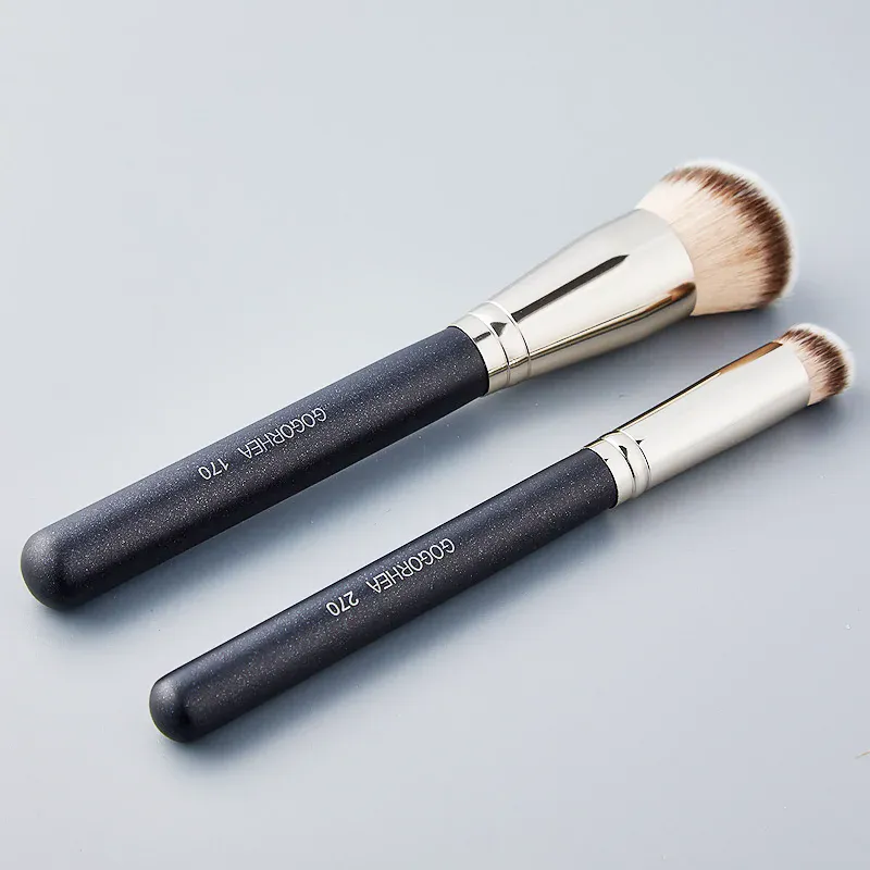 170 Rounded Slant Foundation 270 Concealer Brush Synthetic Flawless Buffing Blending Makeup Brushes — image 3
