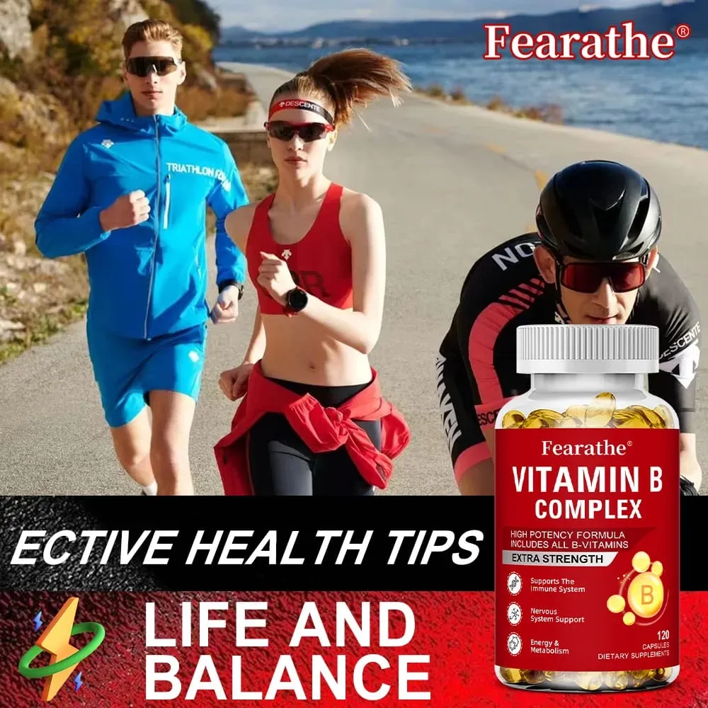 Vitamin B-Complex Vitamin Supplements (B12 B2 B3 B6 Folic Acid &Biotin) Immune & Energy Support Immune Health — image 5