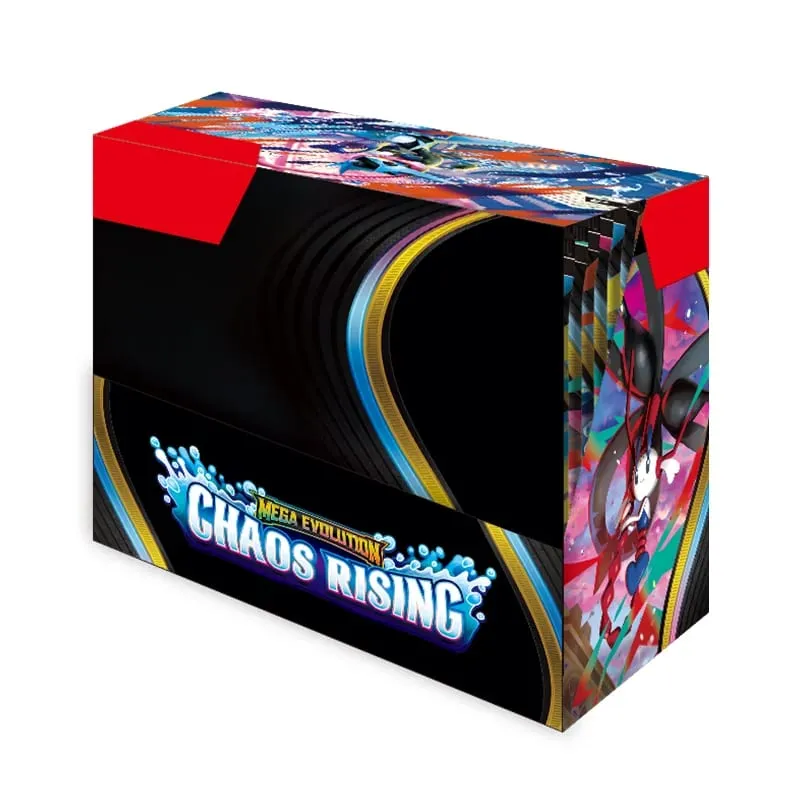 360 Cái/bộ Pokemon Thẻ Tiến Hóa MEGA Hỗn Loạn Tăng Hình Lăng Trụ Diễn Biến Đen Bu Lông Tiếng Anh Tăng Áp Trận Giao Dịch Thẻ — image 11