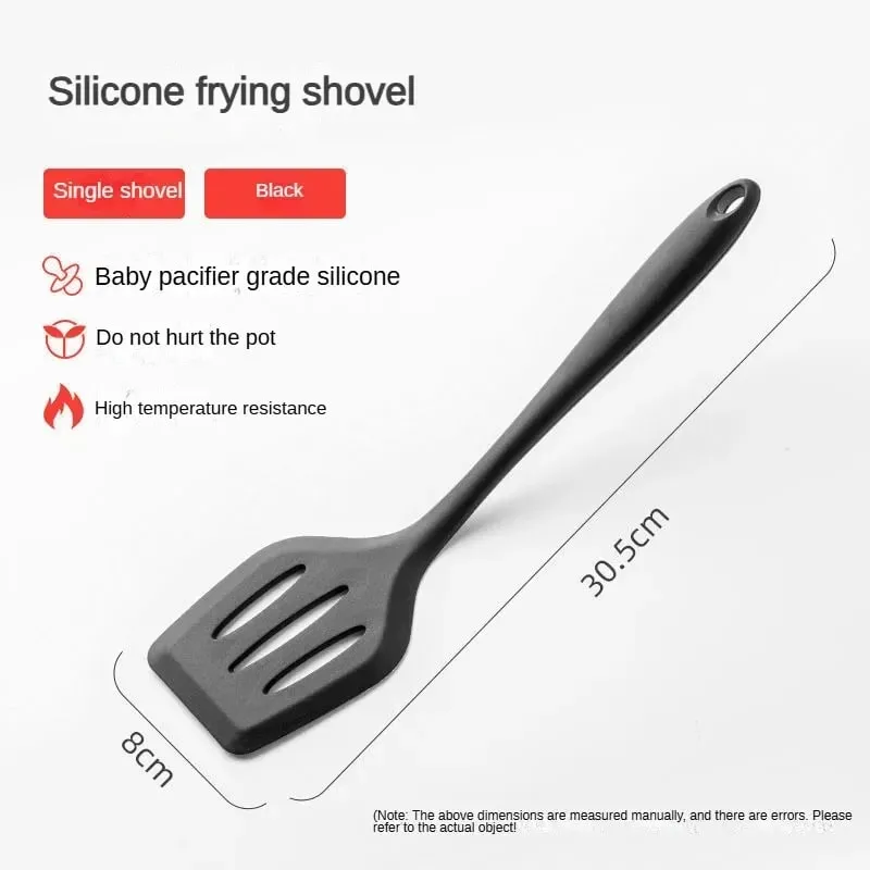 1 /7-teiliges Silikon-Küchenhelfer-Set – Antihaft-Spatel, Löffel, Skimmer, Pasta-Clip und mehr zum Kochen und Backen — image 12