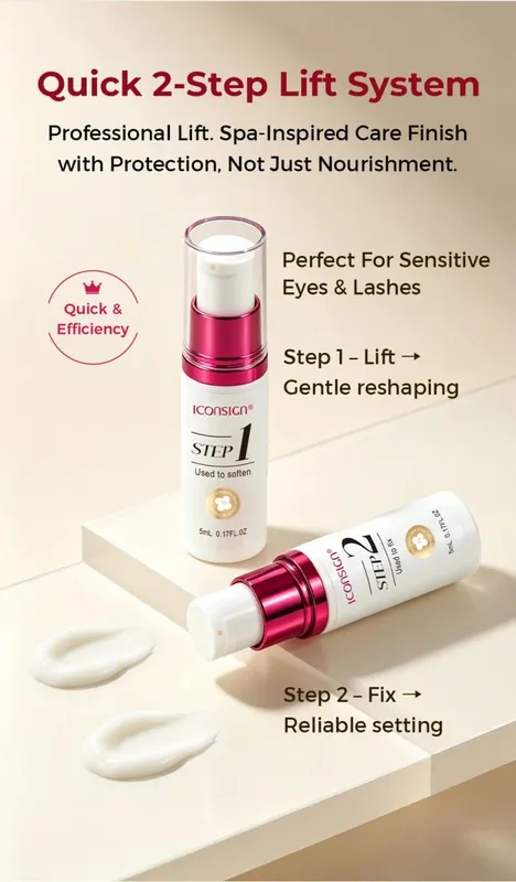 Camellia Fast Lift Set 8-Free Clean Formula Perming Maquillage Cosmétiques Lifting Set — image 3