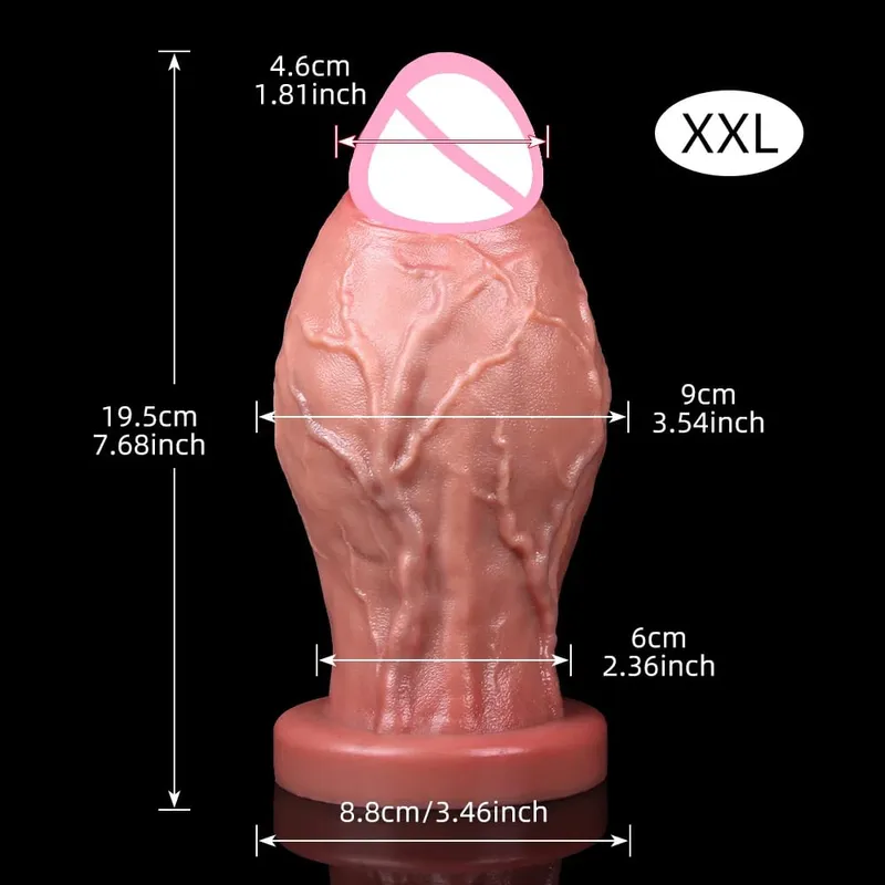 XXL Spuer Bigger Realistic Dildos Thick Silicone Anal Dildo Expander Thick Penis Adult Sex Toys Masturbation Butt Plug — image 11