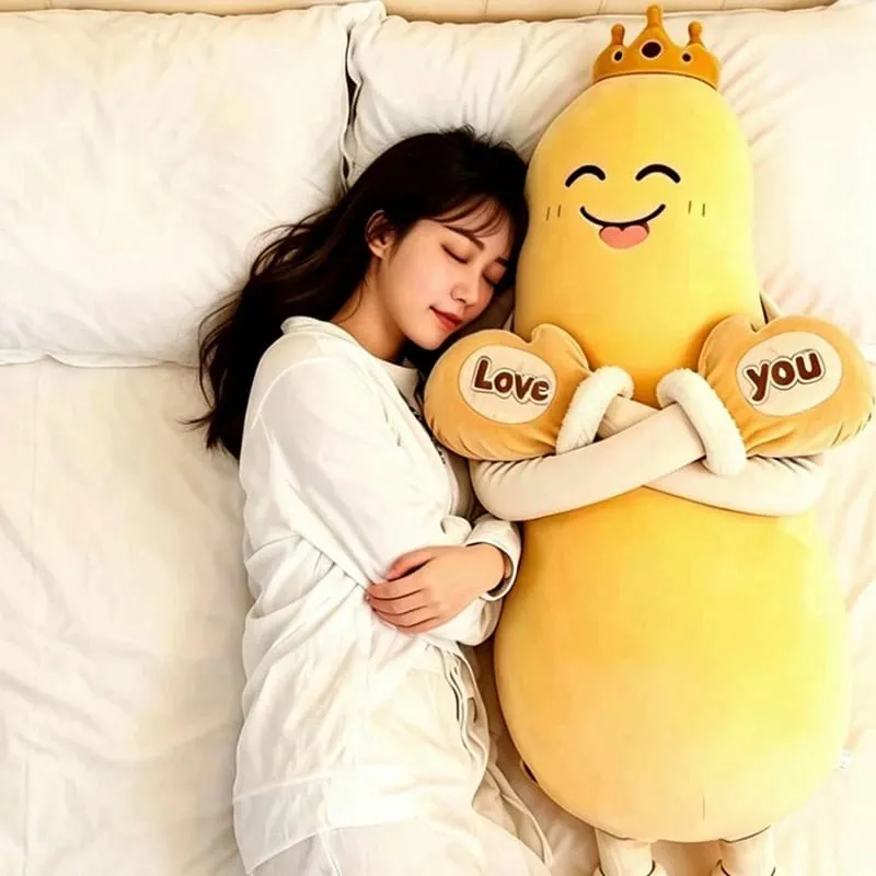 80 ซม.มะม่วงมะเขือยาวตุ๊กตาหมอนยาวน่ารัก Healing Sleep Hug หมอนตุ๊กตาสำหรับสาว Birtthday ของขวัญ