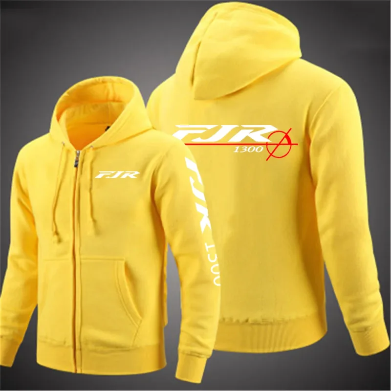 2025 Popular Coat Spring And Autumn Leisure Versatile Jacket Man's FJR 1300 MOTORCYCLE Logo Print Hooded Pullover Slim Hoodies — image 3