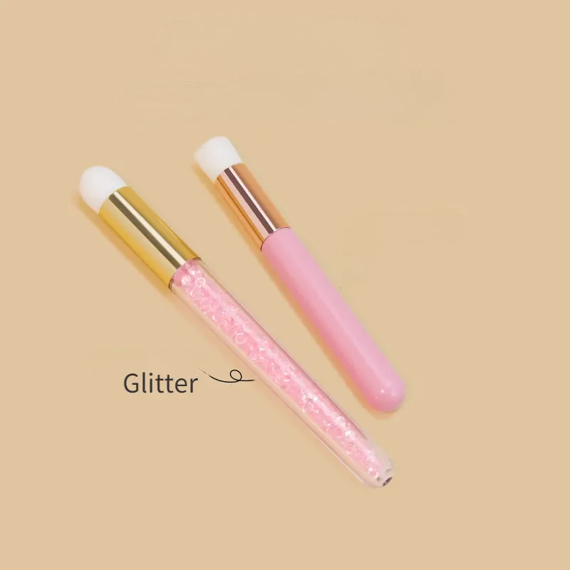 Neue Kristall Wimpern Reinigung Pinsel Augenbraue Gesicht Reinigung Nase Mitesser Tiefen Waschen Lash Shampoo Pinsel Schönheit Make-Up-Tool — image 3