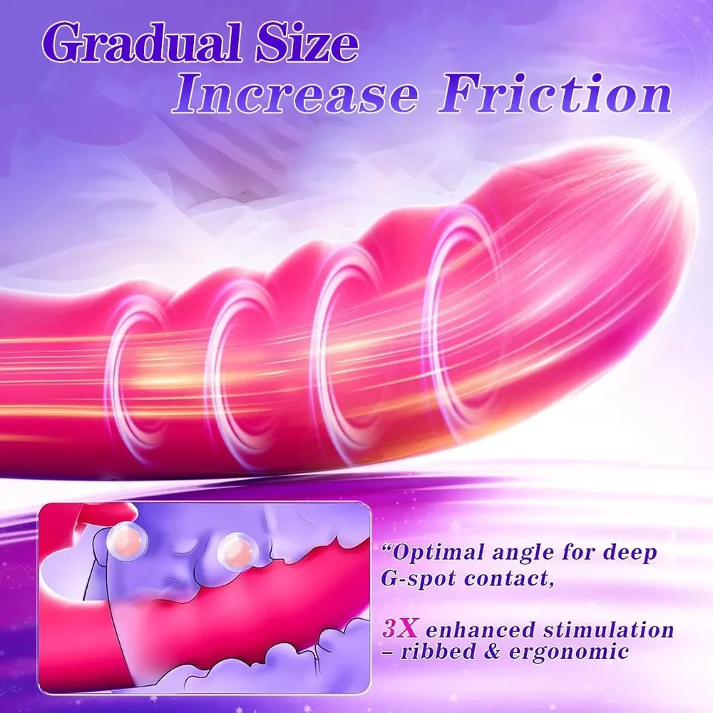 Vibratore del coniglio per le donne Vibratore del punto G della vagina Stimolatore del clitoride Masturbazione femminile Articoli per adulti Giocattolo del sesso per le donne — image 4