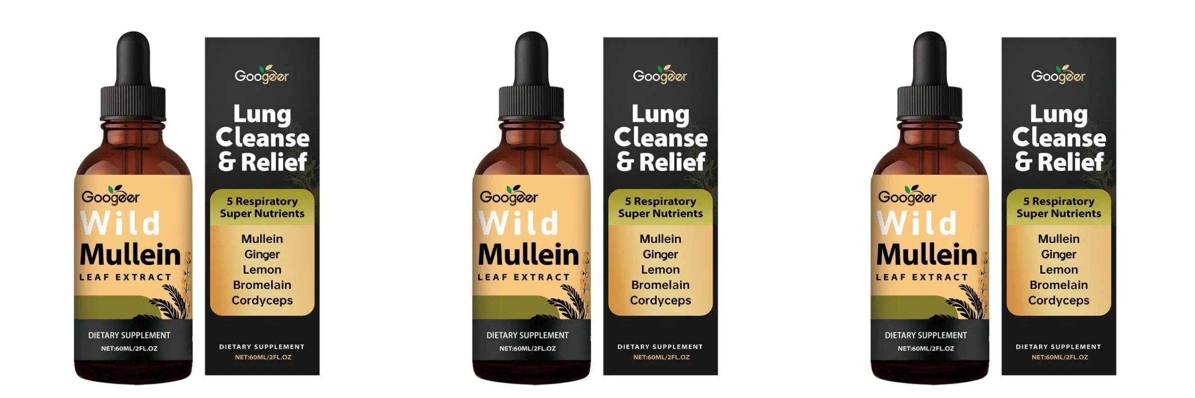 Extracto de hoja de gordolobo, gotas líquidas, soporte completo para el bienestar a base de hierbas, suplemento dietético diario Natural, cuidado diario, 60ml — image 9
