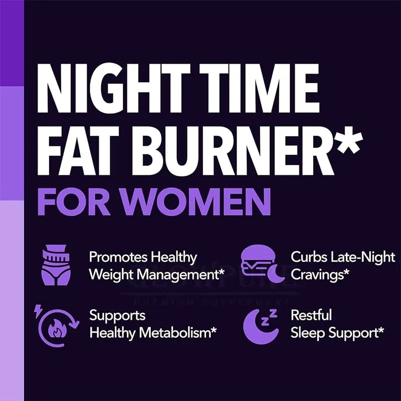 Night Time BodyBuilding Capsule - Supports Appetite Suppressant Metabolism Supplement — image 2