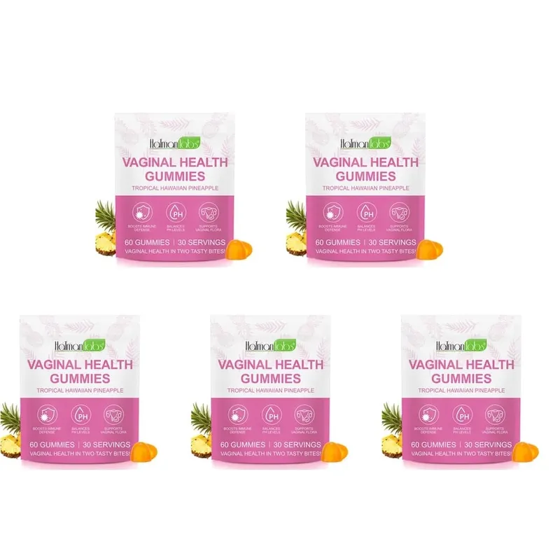 HalmanLabs Vaginal Health Gummies mit Probiotika und Vitamin C gleichen den pH-Wert aus und unterstützen die Vaginalflora – 60 Gummies — image 11