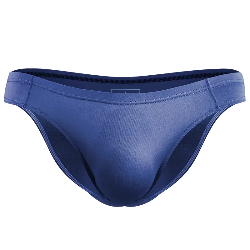 2 pezzi mutande da uomo in seta di ghiaccio traspirante sexy sottile U convesso trasparente un pezzo pantaloncini a triangolo a vita bassa testa — image 18