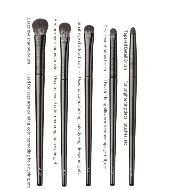 5/6PCS Professionelle Lidschatten Pinsel Set Weiche Konturierung Eyeliner Augenbrauen Make-Up Pinsel für Frauen Kosmetische Schönheit Tools kit — image 8
