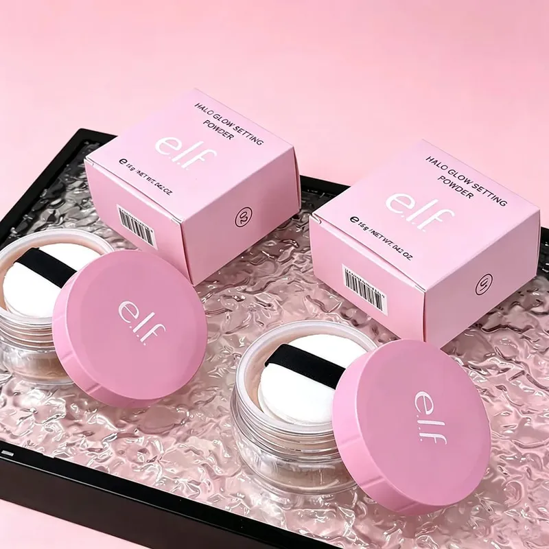 E.L.F. Halo GLOWSETTING POWDER Brightens Skin Tone Softens Setting Powder Loose Powder and Loose Powder — image 4